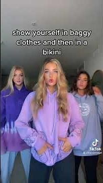 Show your baggy fit then show what's "underneath" New Trend TikTok #trend#tiktok#subscribe