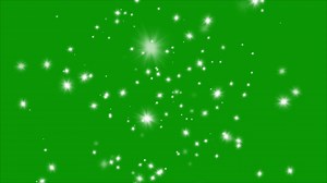 Shining Stars Animation - Star Particles Green Screen Background Video Effects