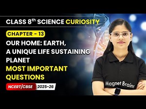 Our Home: Earth ,a Unique Life Sustaining Planet - Most Important Questions | Class 8 Science Ch 13