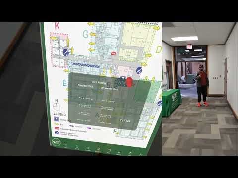 HoloLens Application for Navigation and Building Evacuation