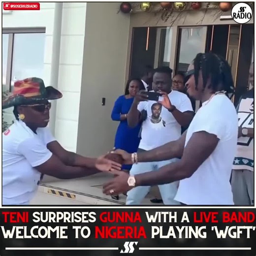 Teni welcomes Gunna to Lagos with epic live band performance of ‘WGFT’ 👏🏾❤️ #teni #gunna #lagos