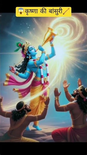 जब श्रीकृष्ण ने अपनी बांसुरी से दानव को हरा दया 🎶 | Krishna Short Story | Bhakti Shorts #krishna