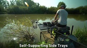 5.2K views · 72 reactions | Do you carry too much tackle? 樂 Lighten the load and ditch those support arms and support legs!  The Self Supporting Side Trays do exactly what they say, and they do it well! But which one do you want? XL or LARGE? | Fish Matrix | Facebook