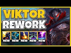 VIKTOR CAN UPGRADE EVERY SPELL AT LEVEL 1 NOW?!? NEW VIKTOR REWORK GAMEPLAY - League of Legends