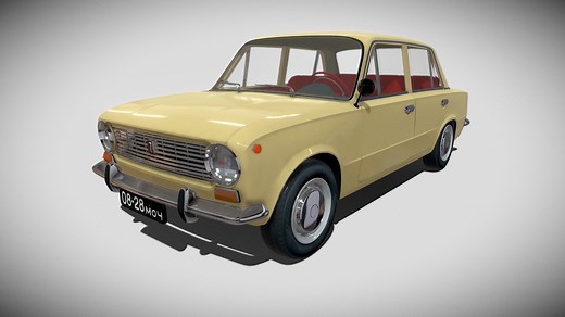 LADA / VAZ_2101 (Жигули, Копейка) - Download Free 3D model by panderlaike_design