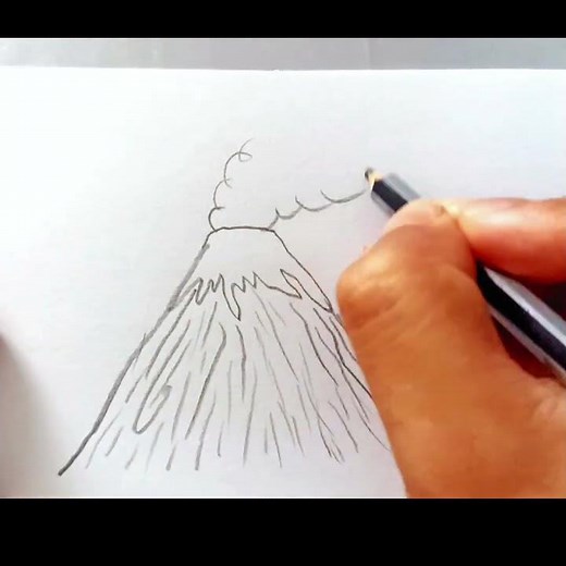 Cómo dibujar un VOLCAN
