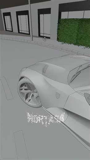 XEON - Blender scene setup #3d #car #cat