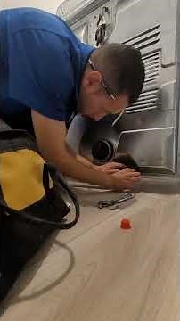 RAW- how to install gas dryer . gas line and vent hose. #gasappliances #domesticappliances