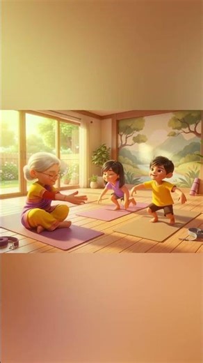 Touch Your Toes! Fun Yoga Move #shorts