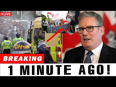 1 MIN AGO: 37 Hotels Burn as 100,000 Protesters FLOOD Belfast Streets | News UK