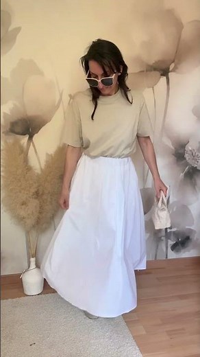 The perfect white skirt for summer 🤍✨ One size fits all + zero transparency!