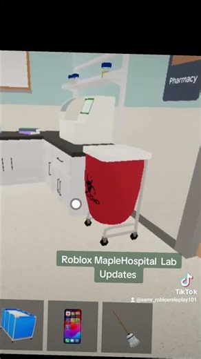 NEW' UPDATE ROBLOX MAPLEHOSPITAL LAB #new #update #roblox #maplehospital #fypシ