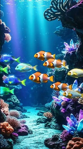 Meditation & Sleep Relaxing Aquarium for Stress Relief, #relaxingmusic #fish #aquarium