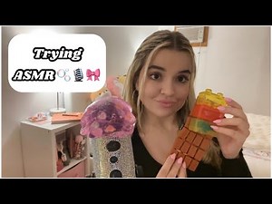 Trying ASMR!? 🫧🎙️(Trying The Most Popular Asmr Sounds)