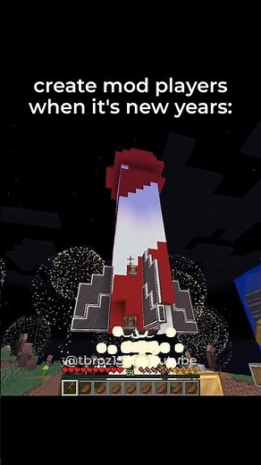 Minecraft Create Mod Players when it's New Years be like: