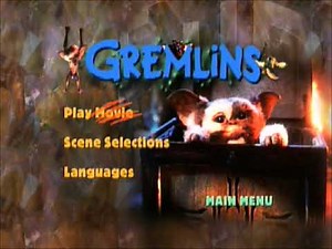 DVD Menu Walkthrough to Gremlins