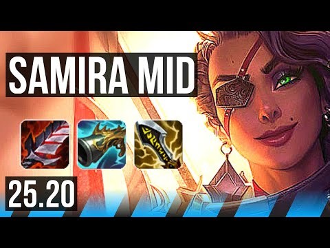 SAMIRA vs ZED (MID) | Legendary | EUW Diamond | 25.20