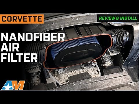 2020-2025 Corvette C8 Attack Blue Nanofiber Air Filter Review & Install