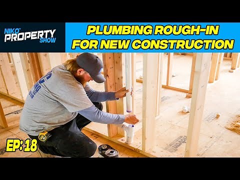 Rough-in Plumbing For New Construction | Building A $350,000 Custom House | Episode 18