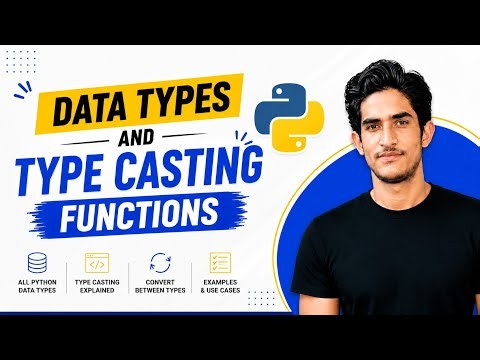 Learn Python Data Types & Type Conversion in One Video