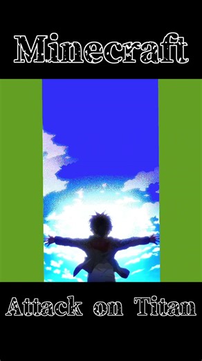 Create Attack on Titan Pixel Art in Minecraft