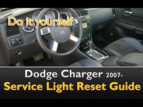 Dodge Charger 2007- Service Indicator Reset Guide