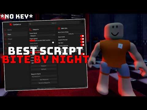 [NEW] Bite By Night Script – *NO KEY* Auto Solve, Instant Prompt, All Teleports!