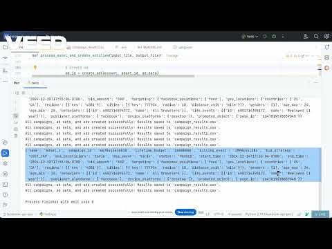Facebook Marketing API | Pragmatically Create Campaigns form excel sheet