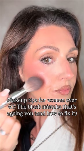 Makeup for mature skin | Blush application tips for over 40s The blush application I learned in my 20s? It was ageing me by a decade. Once I discovered how to adapt the technique for my changing face shape and skin texture, everything shifted. And now? My clients tell me it’s the one skill that transforms their entire look. Here’s what women over 40 say about my makeup lessons: ✨ “I finally understand where blush should actually go on MY face” ✨ “It doesn’t just sit on top anymore - it looks lik