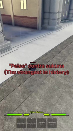 "Pelea" con "The strongest in history" #jumpshowdown #roblox #nose #XD