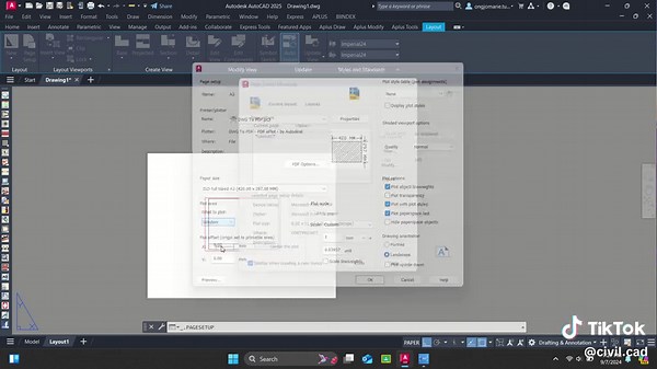 Cómo centrar un lienzo A3 en AutoCAD
