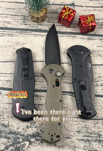 Push button automatic with integrated safety! Partially Serrated, CPM D-2 Steel! Green Ranger Grivory with SS liner! Also available in Black!#knifeworkzinc #TikTokShopJumpstartSale #ValentinesDay #GiftForHim #TikTokShop