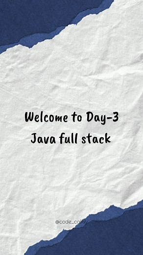 Follow to learn Java full stack step by step 🪜 #java #javafullstack #programming #coding #trending