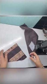 designer blouse sleeve cutting and stitching easy method /sleeve design makingshort video