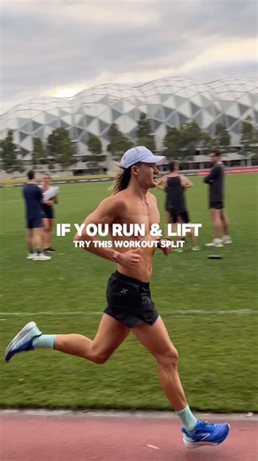Thomas Baulch on Instagram: "If you’re serious about both running and lifting, here’s a split that maximizes strength and endurance without burning you out: 🏋️‍♂️ Day 1: Lower Body Strength Focus on squats, box squats, and lunges to build powerful legs. Strong glutes and hamstrings help prevent injuries and improve your running efficiency. 🏃‍♂️ Day 2: Easy Run Run at a comfortable recovery pace to promote blood flow. This run helps build your aerobic base and endurance without too much strain.