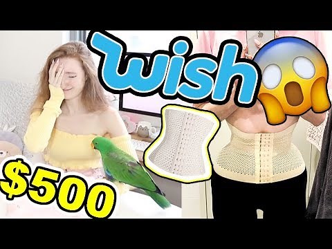 I SPENT $500 AT WISH!! HUGE HAUL AND TRY ON (YWIIBI PT2)