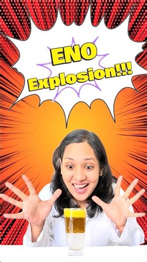 ENO+OIL+Water = Chemical Lava Explosion | Science Experiment