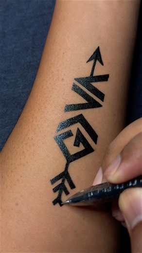 God is greater than all odds and even temporary tattoo idea 😍…….#tattoo #art #tattooartist