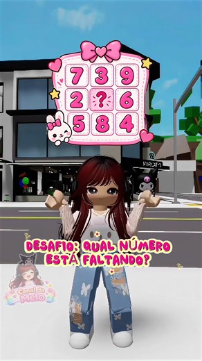 QUAL NÚMERO ESTÁ FALTANDO? 💕🤔 #roblox # #robloxgames #shorts #robloxshorts