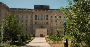 Hyperlapse At Alberta Ledge Grounds Of Tax & Revenue Administration In Edmonton.