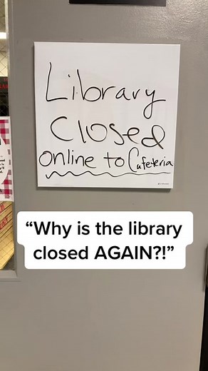 Why Is the School Library Closed Again?