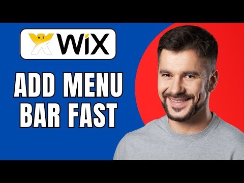 How to Add a Menu Bar in Wix Website (Easy Tutorial 2025)