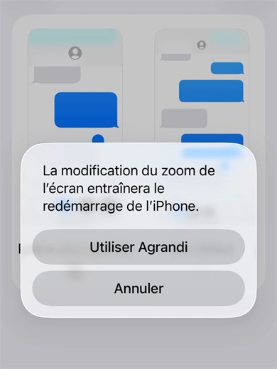 Comment agrandir les icônes et le texte sur iPhone (iOS 26) Dans ce tutoriel rapide, nous allons voir ensemble comment agrandir les icônes des applications ainsi que la taille du texte en un tournemain sous iOS 26. Cette astuce est particulièrement pratique pour optimiser l'affichage sur les grands écrans de la gamme iPhone Pro Max, vous offrant ainsi un confort visuel inégalé et une navigation beaucoup plus fluide au quotidien. Que vous souhaitiez améliorer la lisibilité ou simplement personnal