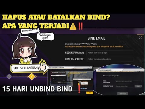 Fitur Unbind FF || hapus atau batalkan bind unbind email pemulihan Free Fire - ID IMAM TGL
