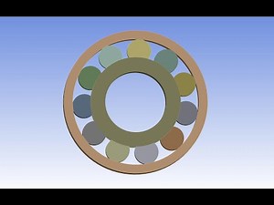 Dynamic Analysis of Roller Bearing || Transient Structural || Ansys Workbench