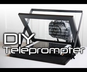DIY Teleprompter - Cheap and Portable