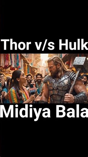Thor v/s Hulk #shorts #ai