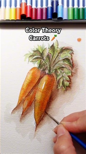 How I Started With a Blue Base Layer (Watercolor Color Study ) #watercolorpainting