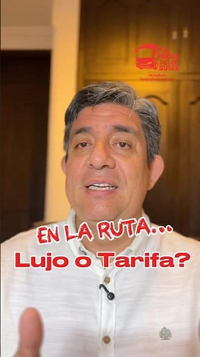 Lujo o Tarifa? Qué tipo de viajero es…. #elprofedelosbuses #enlaruta