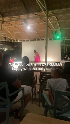 Belly Dancer Surprises Partner on Holiday